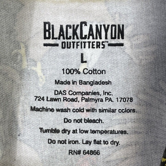 Black Canyon Shirt Mens Large Black Roses Eagle Sleeveless Button Up Adult - Picture 5 of 7